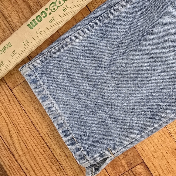 Y2K Bugle Boy Tapered Leg Slim Fit Floral Embroidered Jeans Size 10 High Rise - Picture 8 of 8